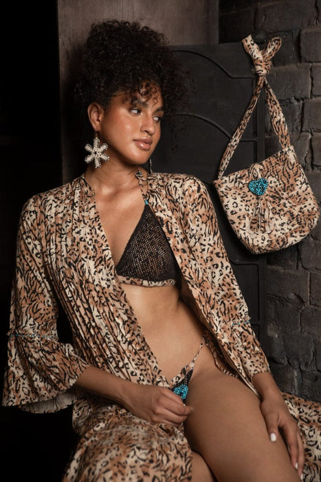 Lillyput  leopard-printed coverup