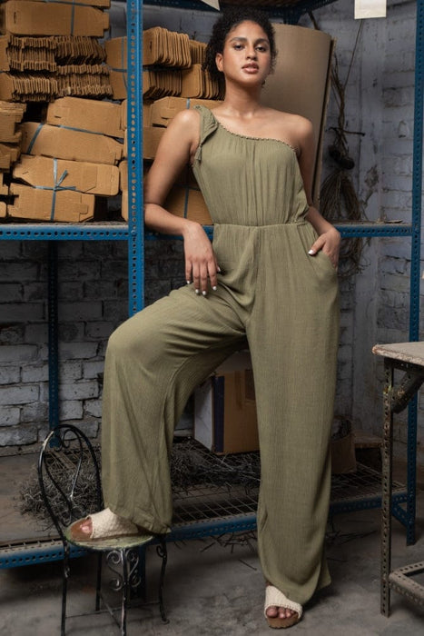 Flame vine jumpsuit