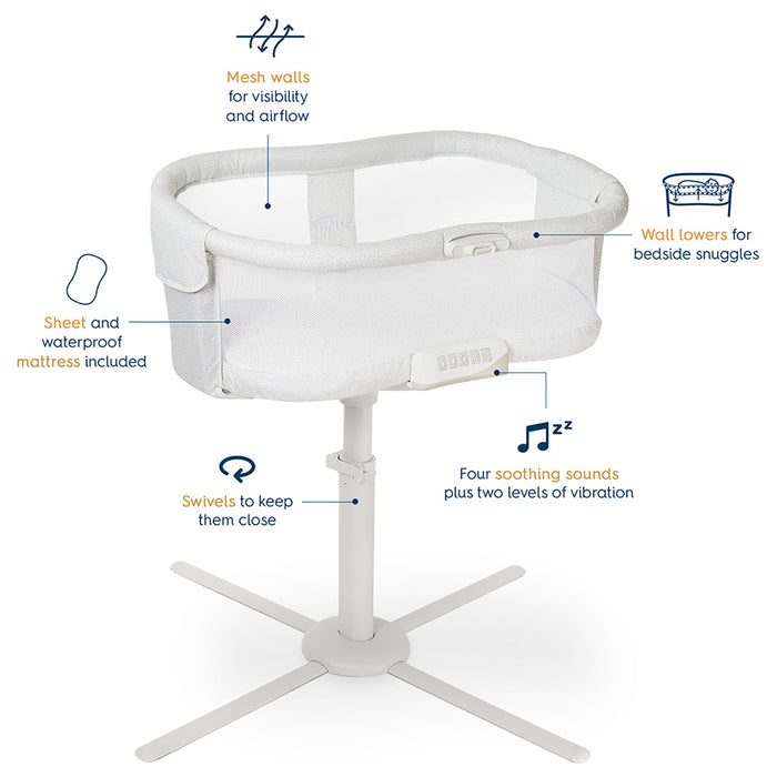 HALO® BassiNest® Swivel Sleeper Premiere Series Morning Pebble