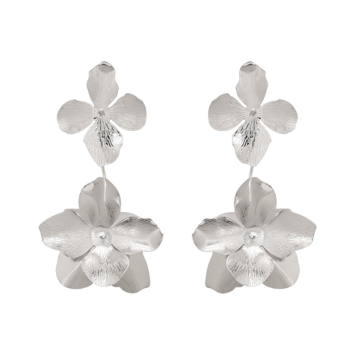 Petal Long Drop Earrings