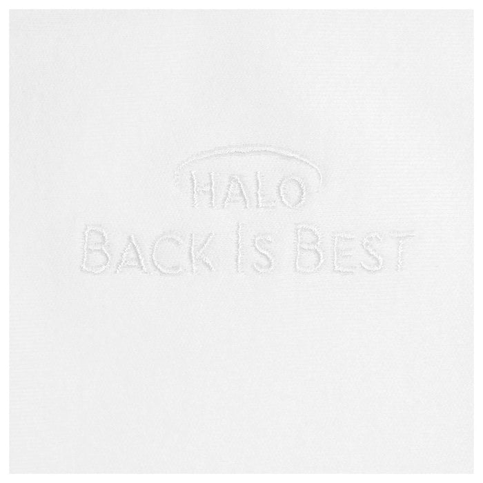 HALO SleepSack Swaddle 1.5 TOG 100% Cotton White (0-3m)