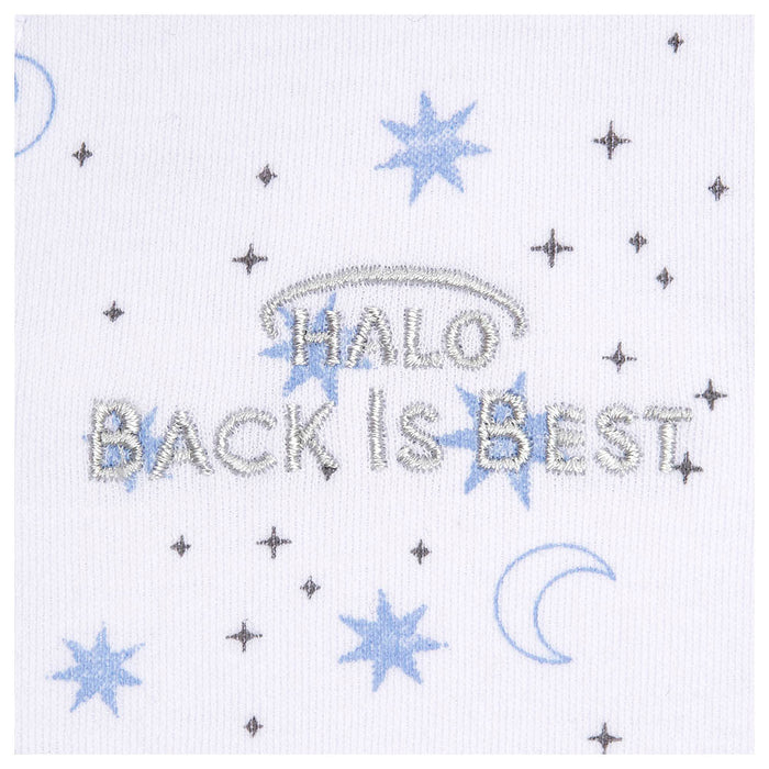 HALO SleepSack Swaddle 1.5 TOG 100% Cotton Midnight Moons Blue