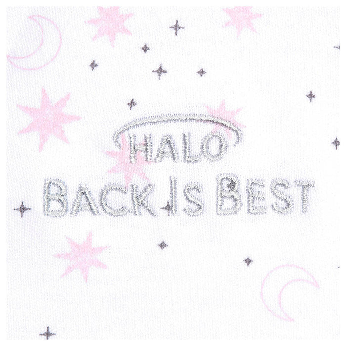 HALO SleepSack Swaddle 1.5 TOG 100% Cotton Midnight Moons Pink