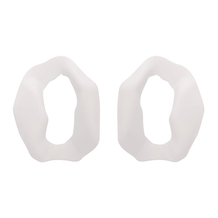 Abstract Oval Shaped Studs