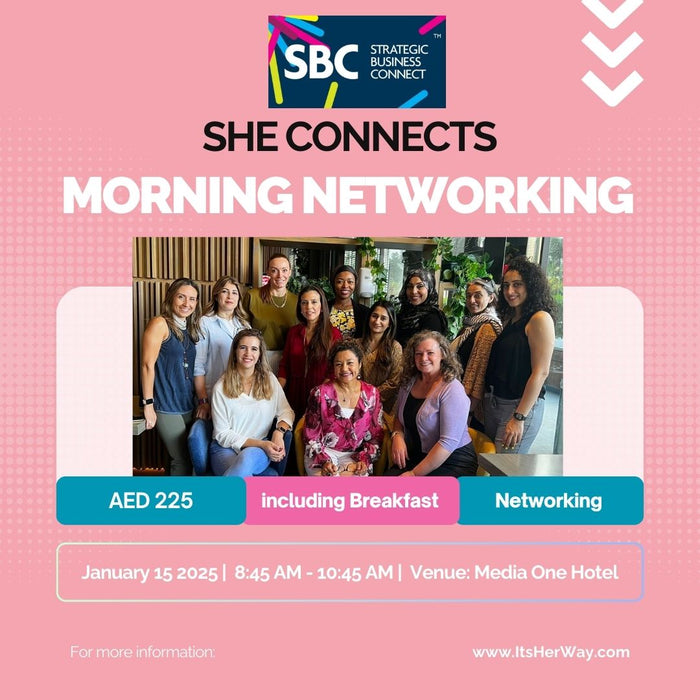 SBC She Connects Morning Networking - 15th January 2025