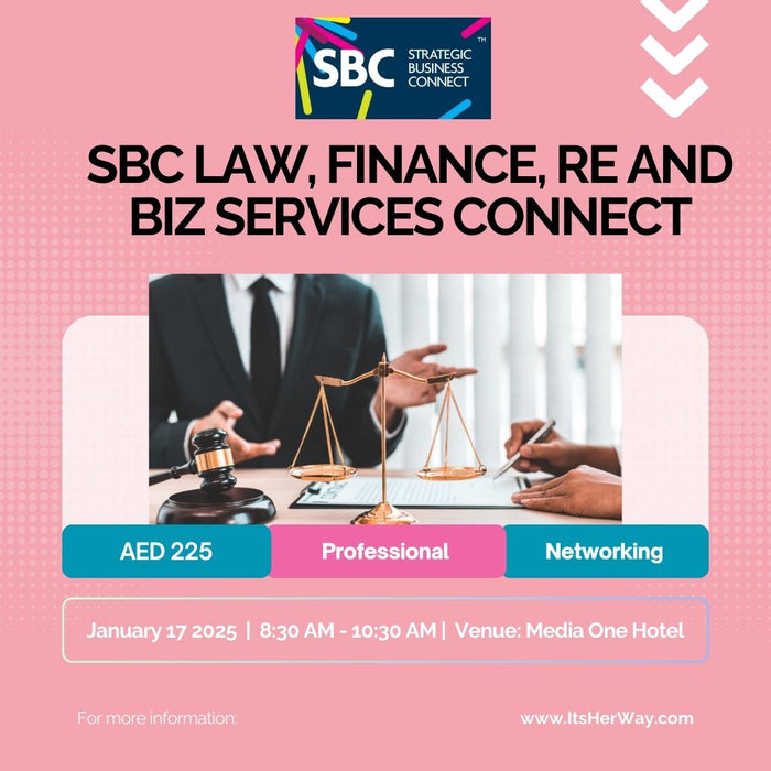 SBC Law, Finance, Real Estate and Biz Services Connect - 17th January 2025