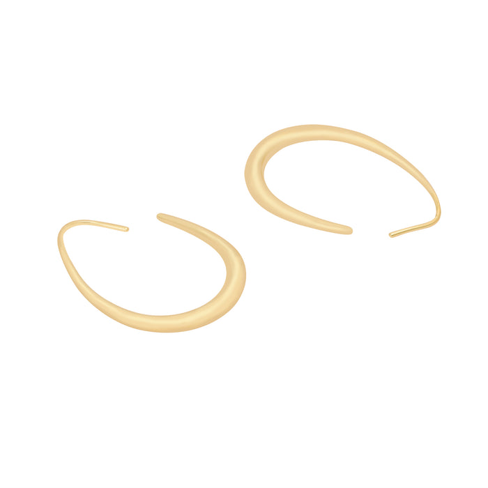 Oval Hoop Earrings