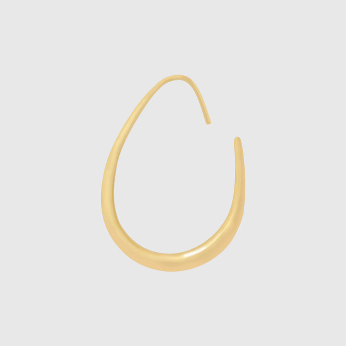 Oval Hoop Earrings