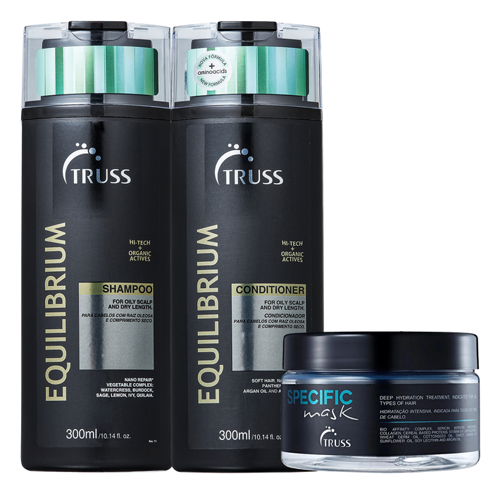 Equilibrium Shampoo + Equilibrium Conditioner + Specific Mask