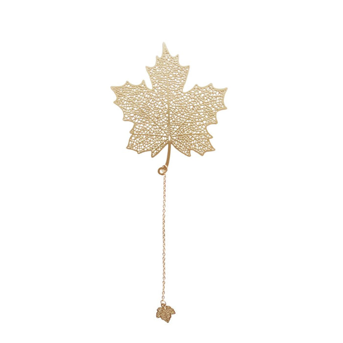 🍁 Maple Leaf-Shaped Bookmark by ItsHerWay