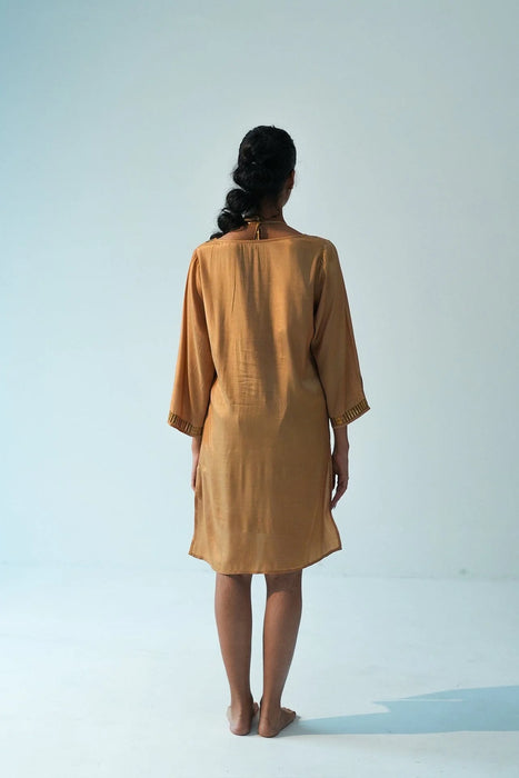 Golden finch kurta kaftan