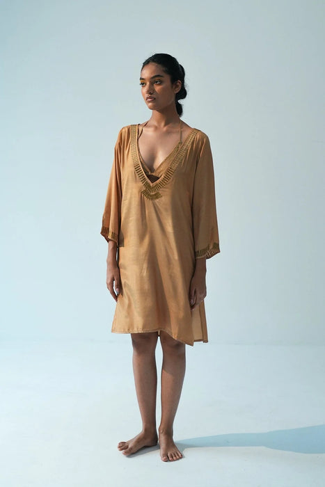 Golden finch kurta kaftan