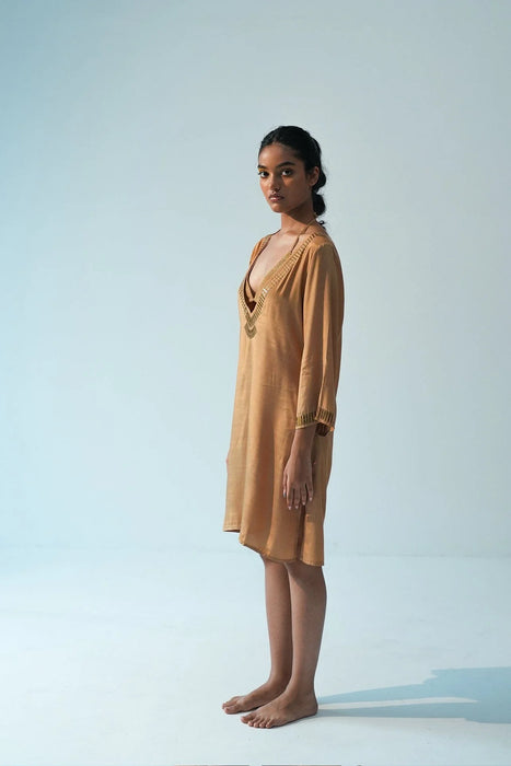 Golden finch kurta kaftan